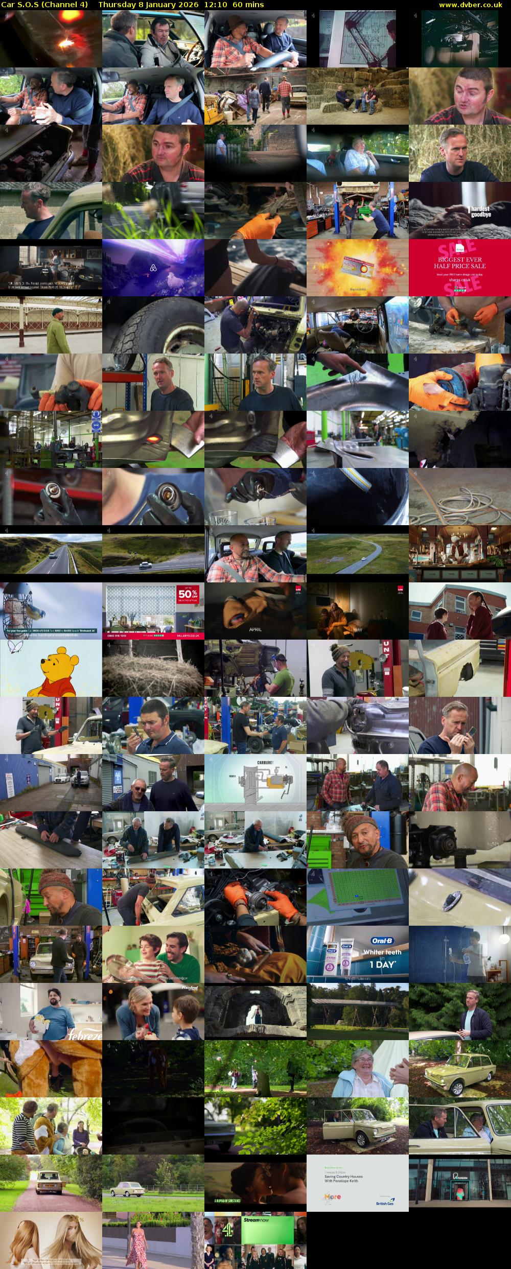 Car S.O.S (Channel 4) Thursday 8 January 2026 12:10 - 13:10