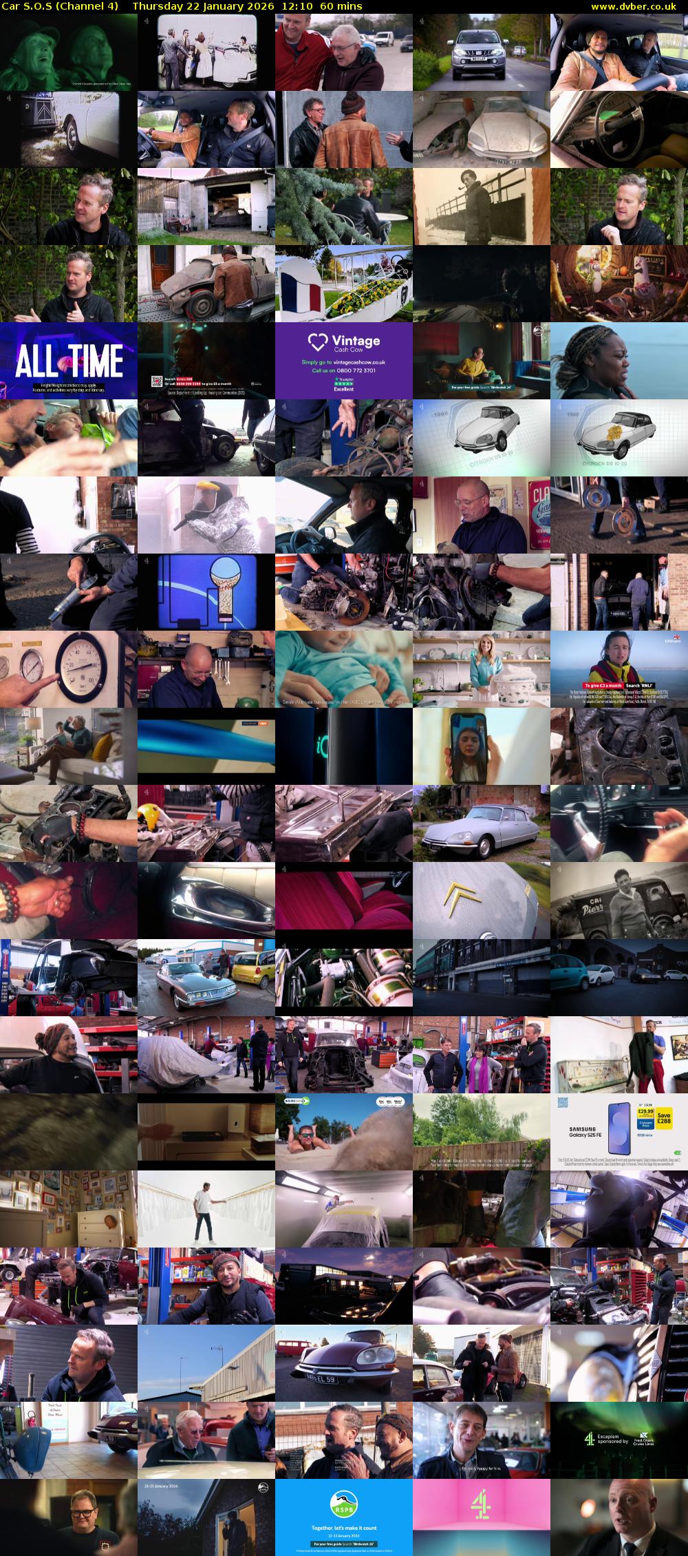 Car S.O.S (Channel 4) Thursday 22 January 2026 12:10 - 13:10