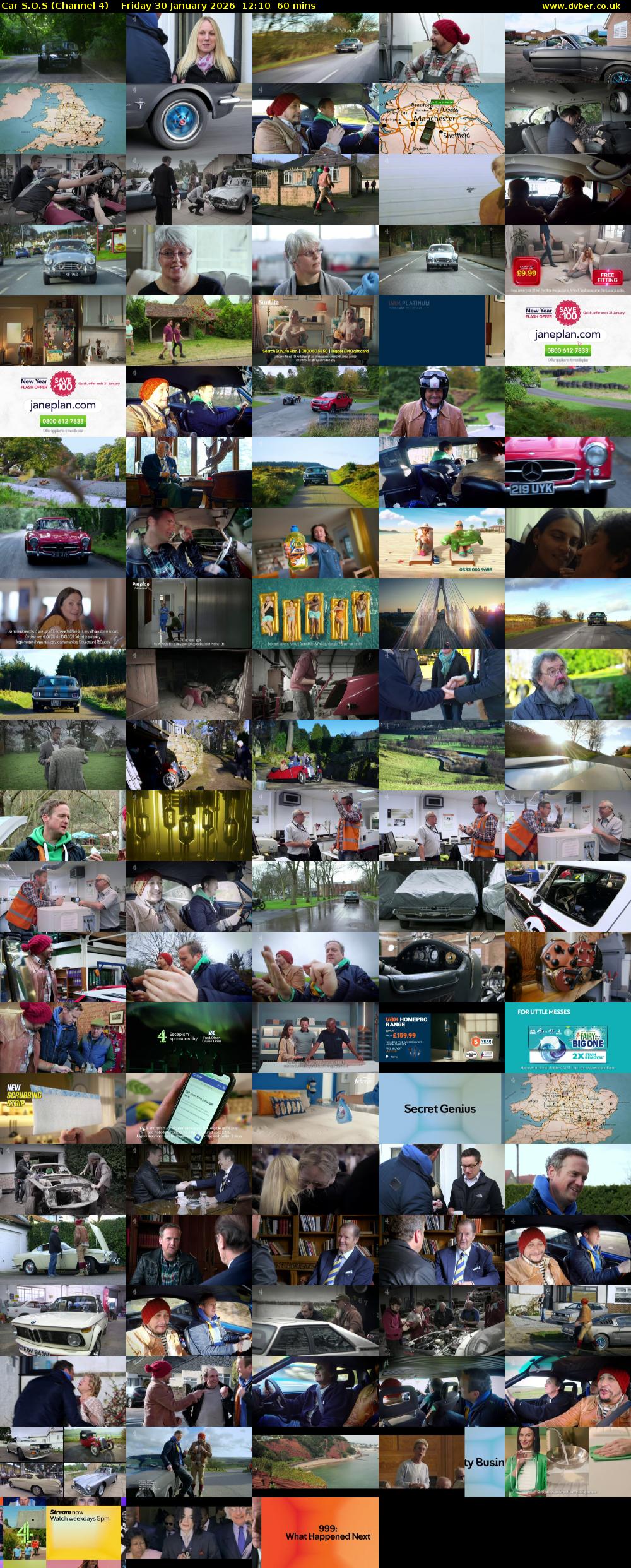 Car S.O.S (Channel 4) Friday 30 January 2026 12:10 - 13:10