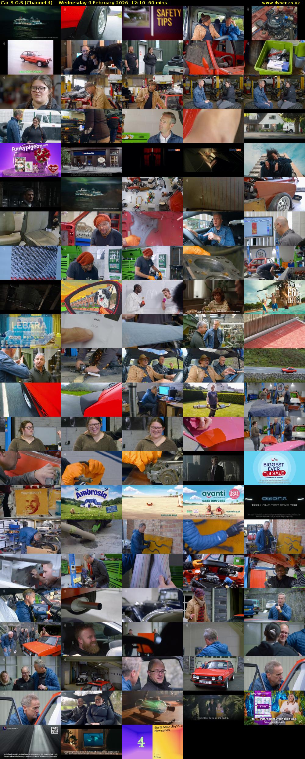 Car S.O.S (Channel 4) Wednesday 4 February 2026 12:10 - 13:10