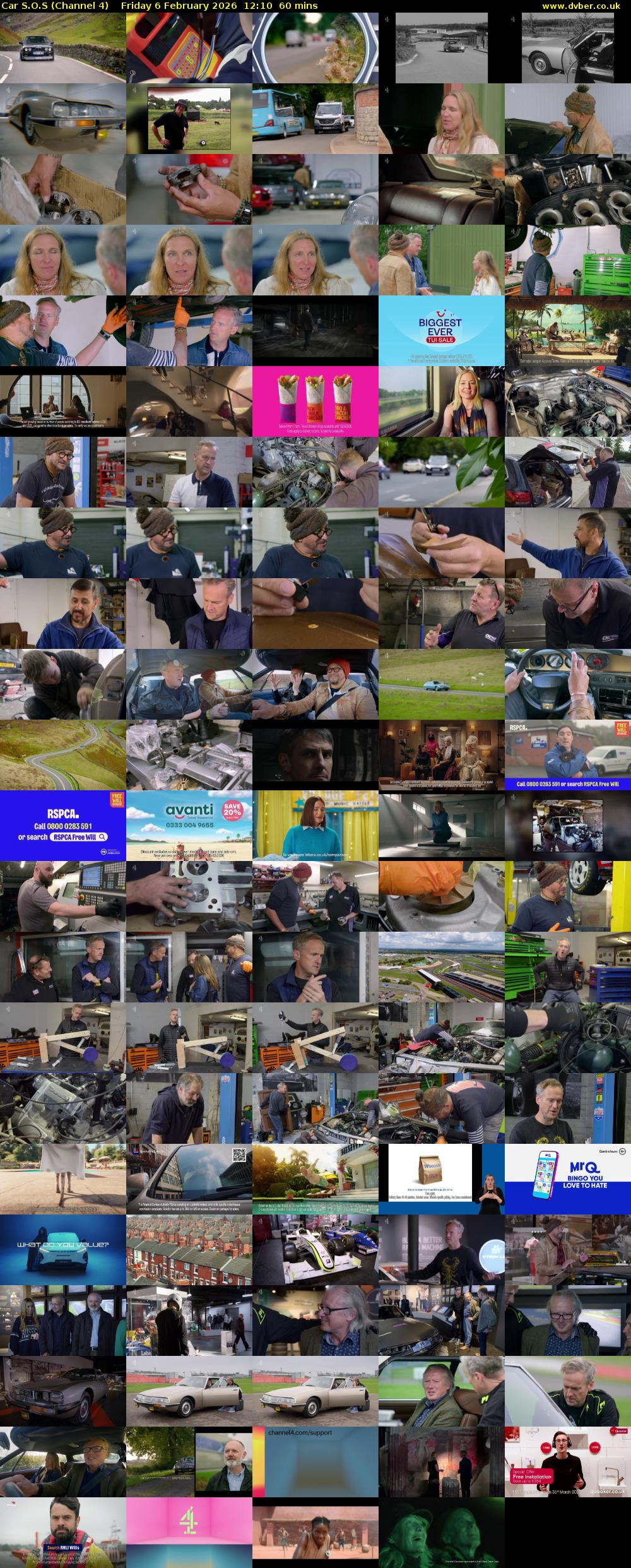 Car S.O.S (Channel 4) Friday 6 February 2026 12:10 - 13:10