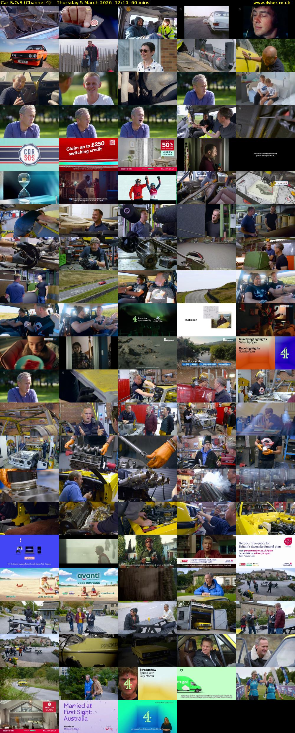 Car S.O.S (Channel 4) Thursday 5 March 2026 12:10 - 13:10