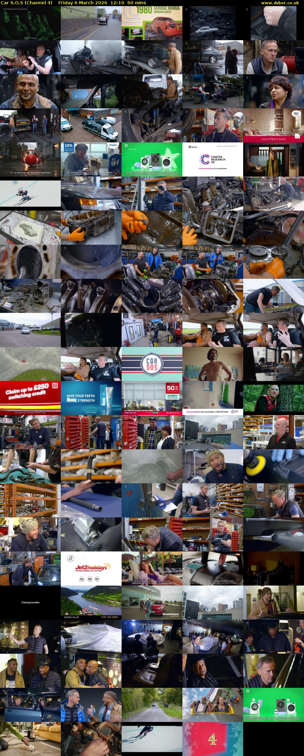 Car S.O.S (Channel 4) Friday 6 March 2026 12:10 - 13:10
