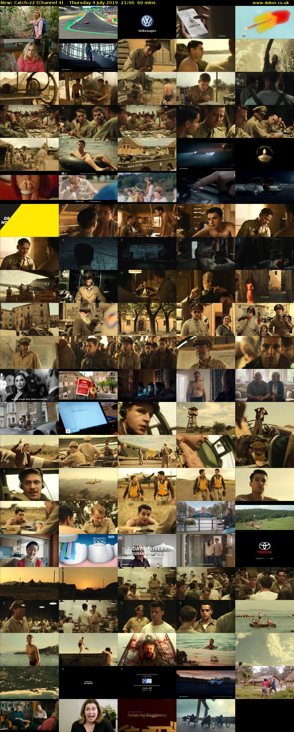 Catch-22 (Channel 4) Thursday 4 July 2019 21:00 - 22:00