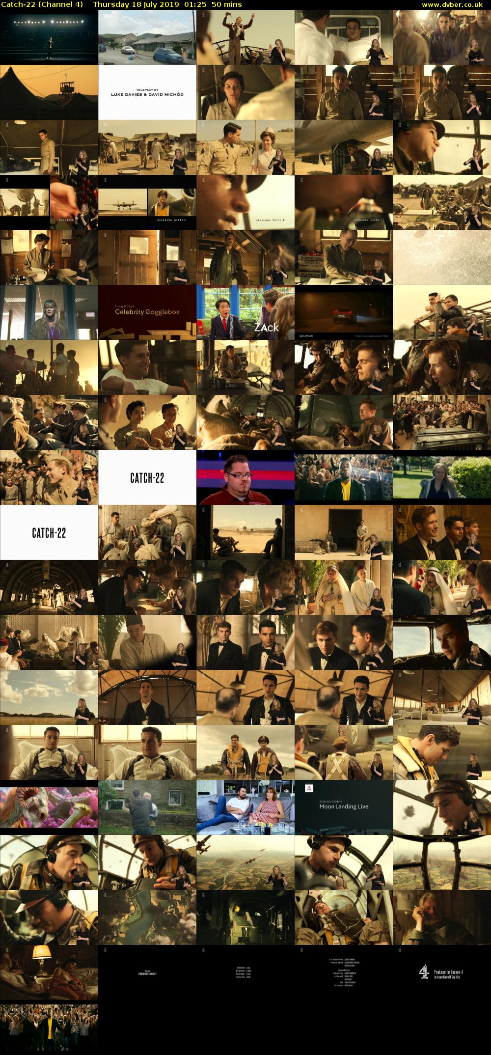 Catch-22 (Channel 4) Thursday 18 July 2019 01:25 - 02:15