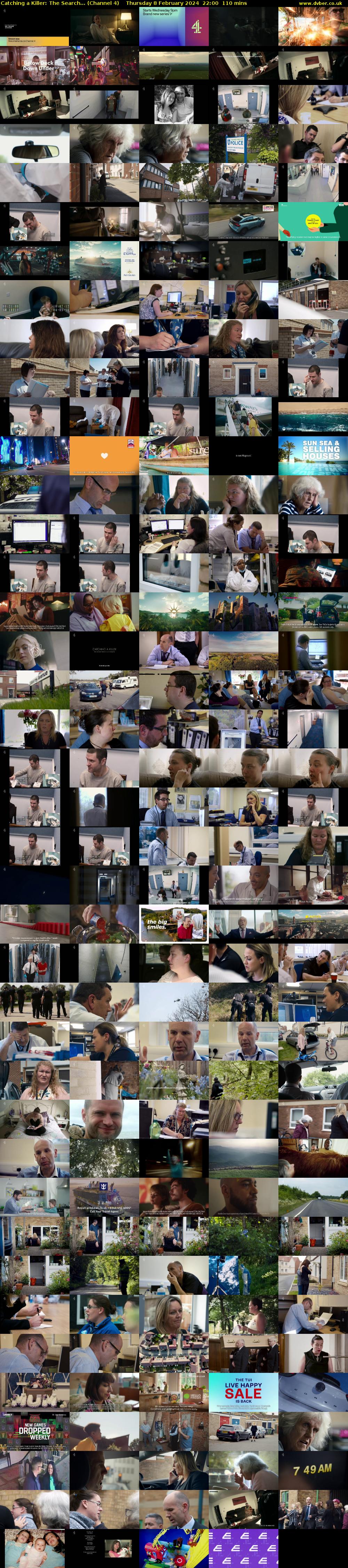 Catching a Killer: The Search... (Channel 4) Thursday 8 February 2024 22:00 - 23:50