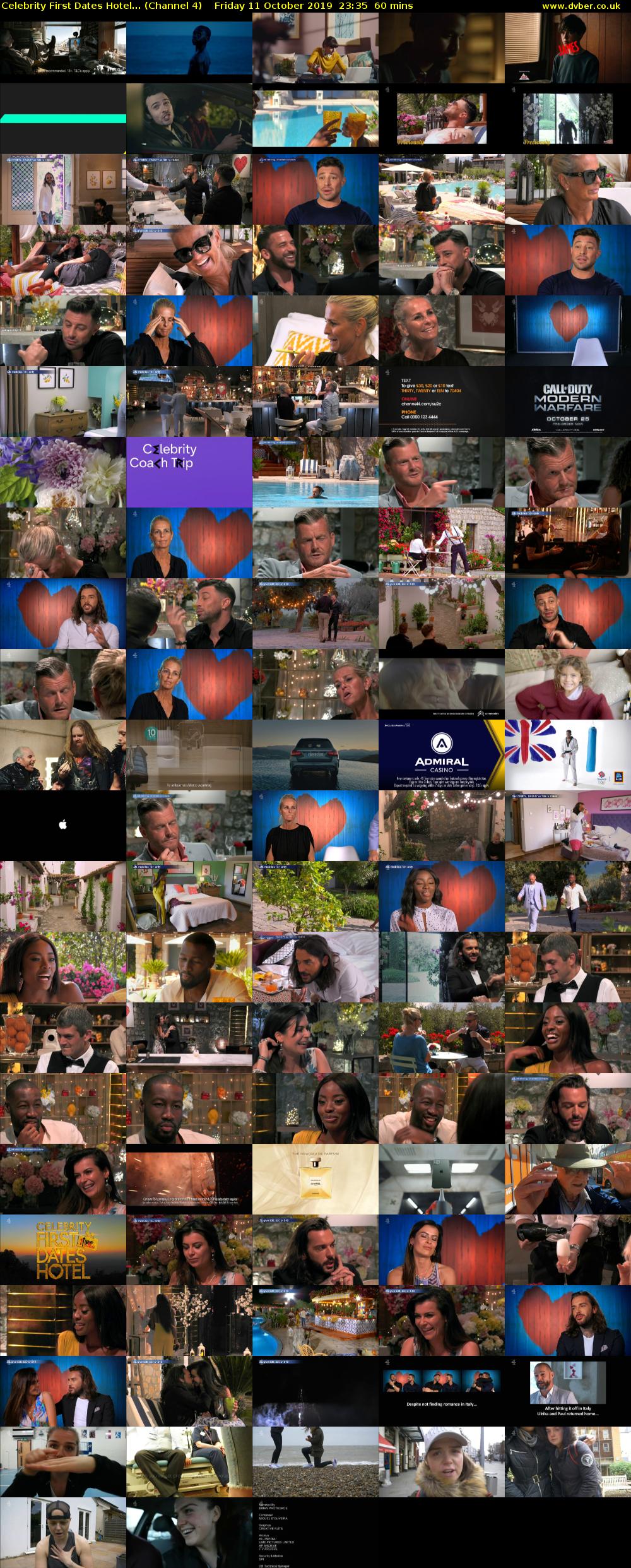 Celebrity First Dates Hotel... (Channel 4) Friday 11 October 2019 23:35 - 00:35