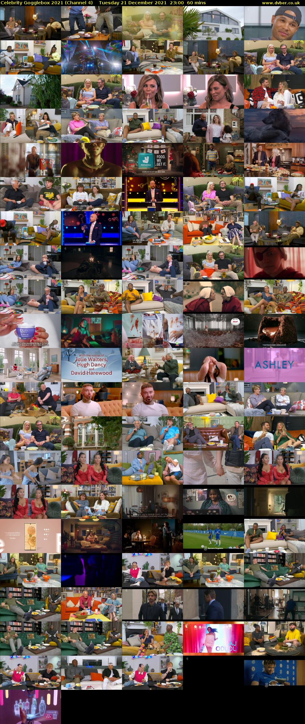Celebrity Gogglebox 2021 (Channel 4) Tuesday 21 December 2021 23:00 - 00:00
