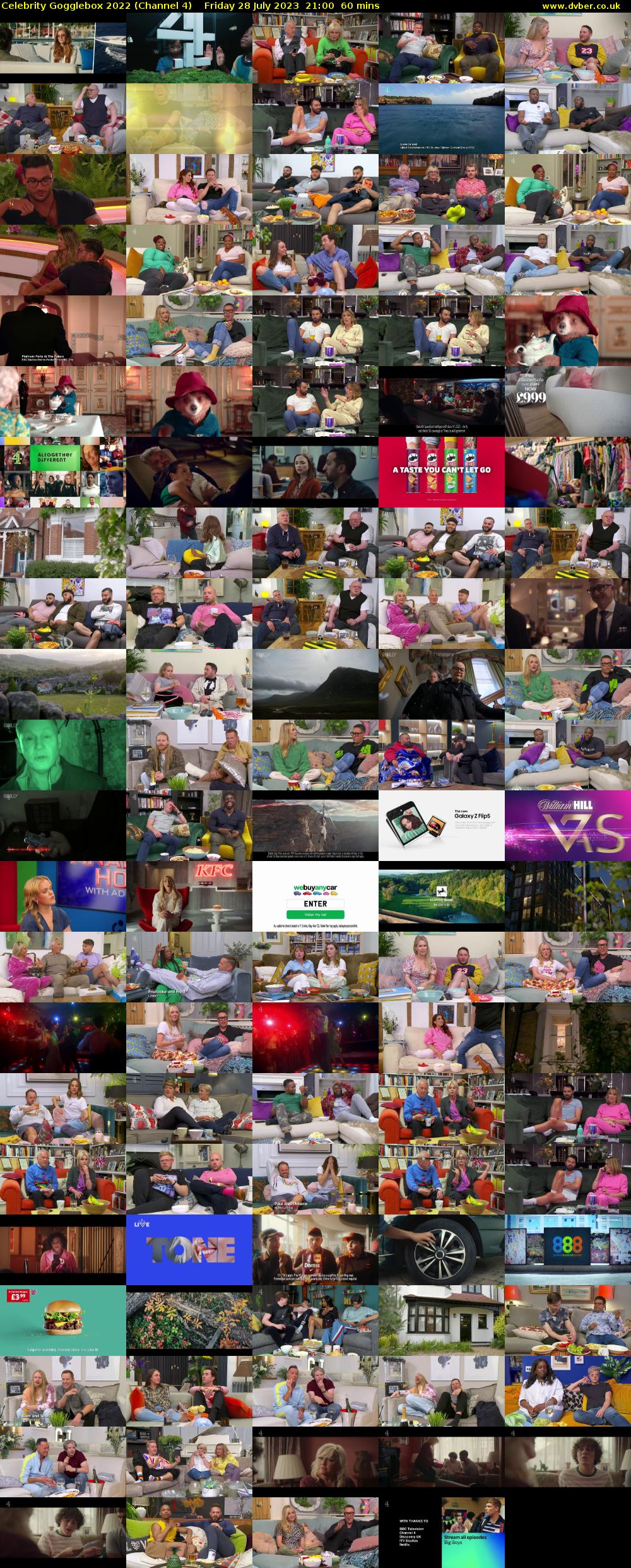 Celebrity Gogglebox 2022 (Channel 4) Friday 28 July 2023 21:00 - 22:00