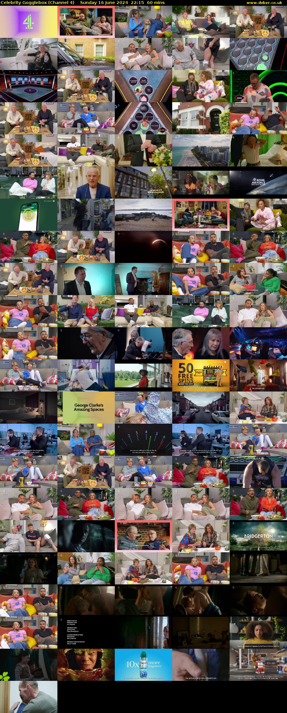 Celebrity Gogglebox (Channel 4) Sunday 16 June 2024 22:15 - 23:15