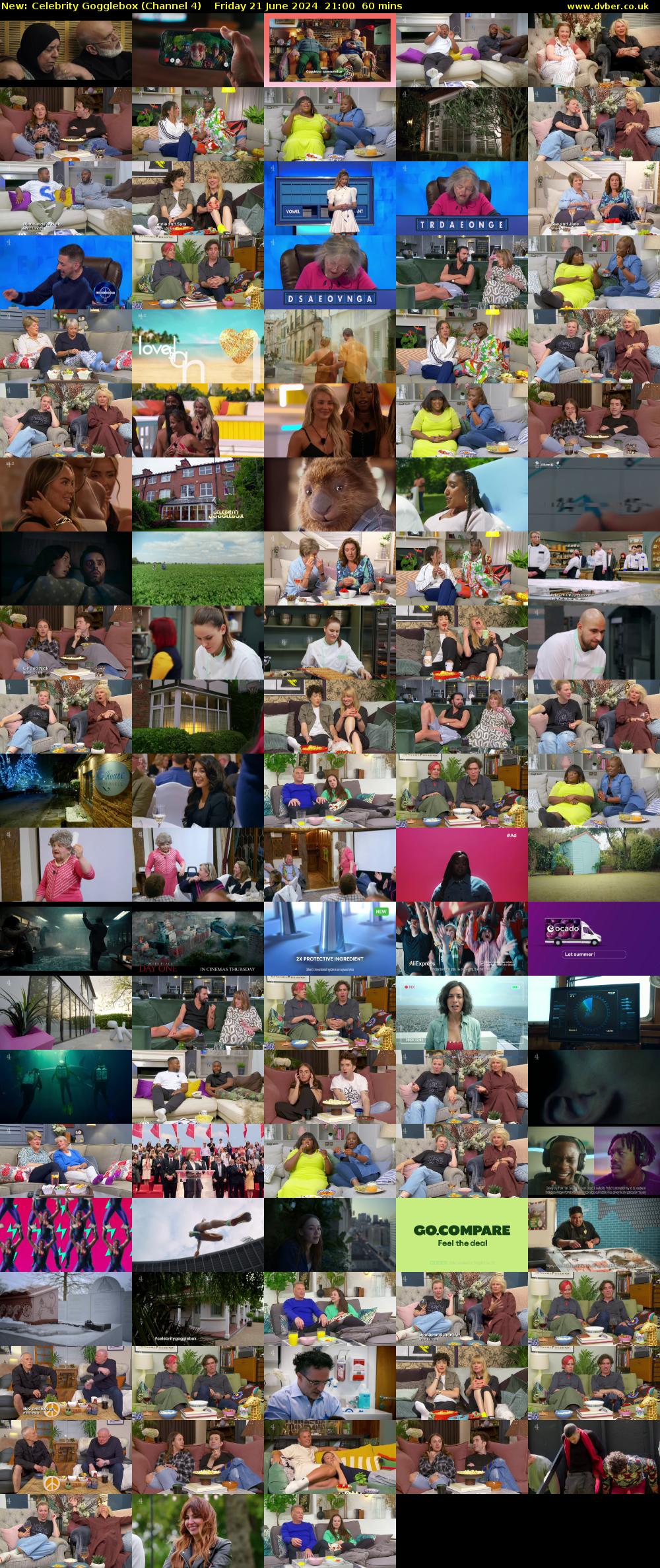 Celebrity Gogglebox (Channel 4) Friday 21 June 2024 21:00 - 22:00