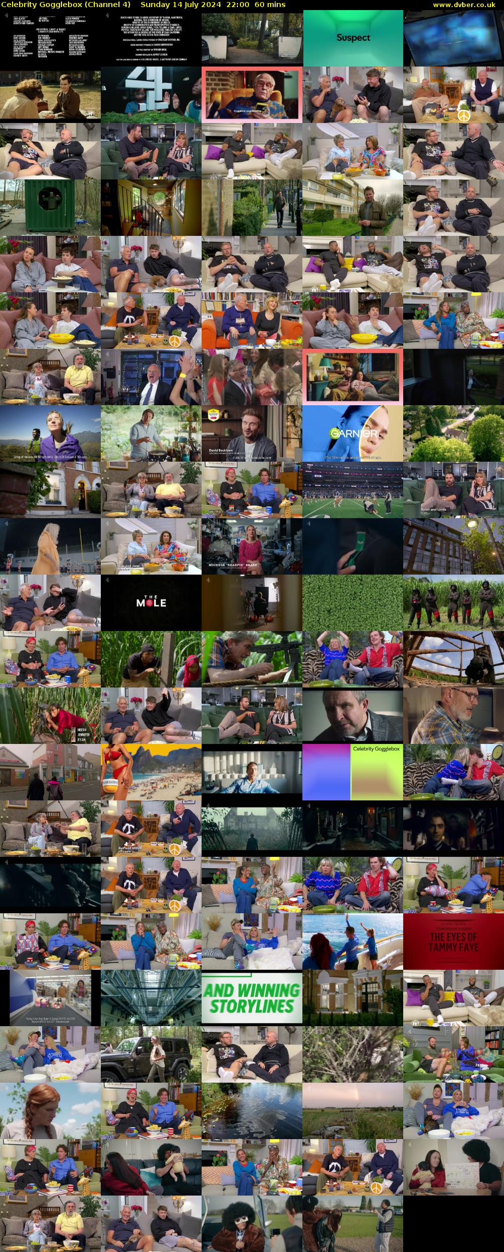 Celebrity Gogglebox (Channel 4) Sunday 14 July 2024 22:00 - 23:00