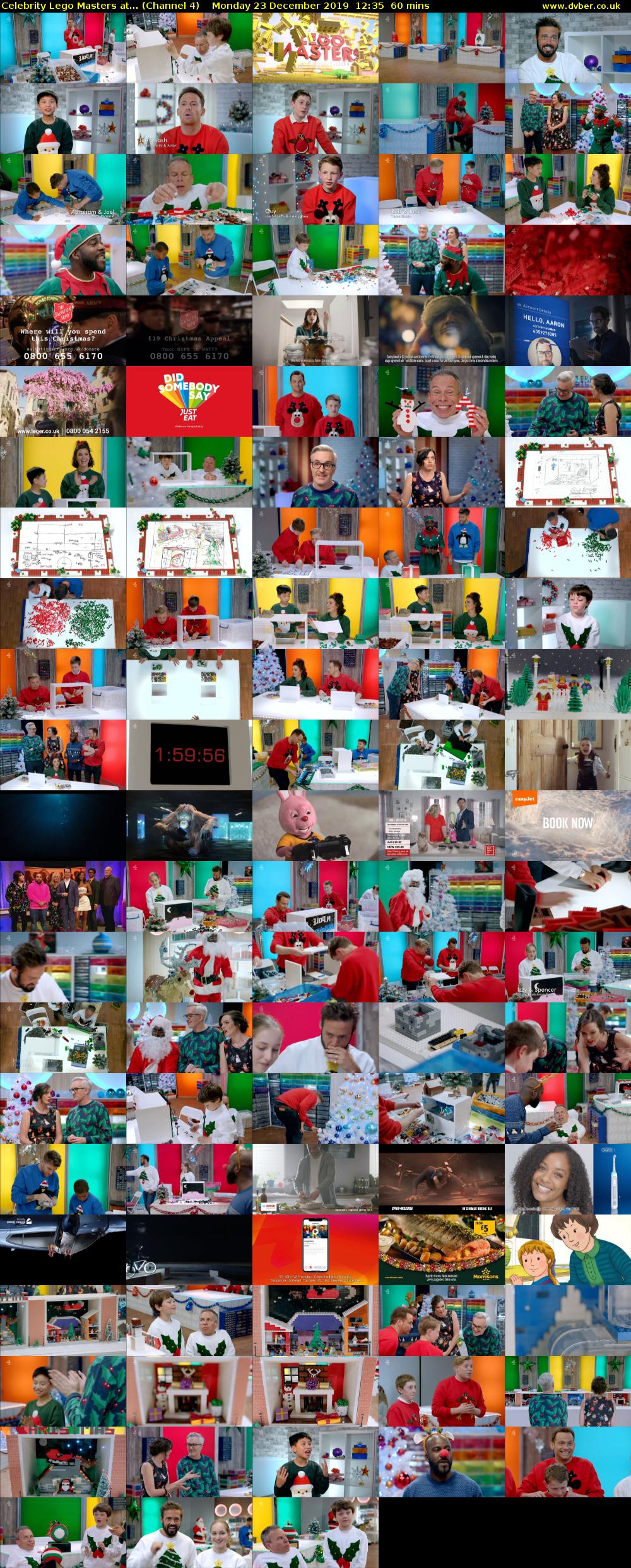 Celebrity Lego Masters at... (Channel 4) Monday 23 December 2019 12:35 - 13:35