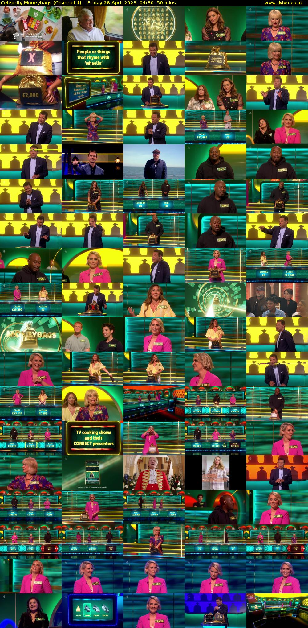 Celebrity Moneybags (Channel 4) Friday 28 April 2023 04:30 - 05:20