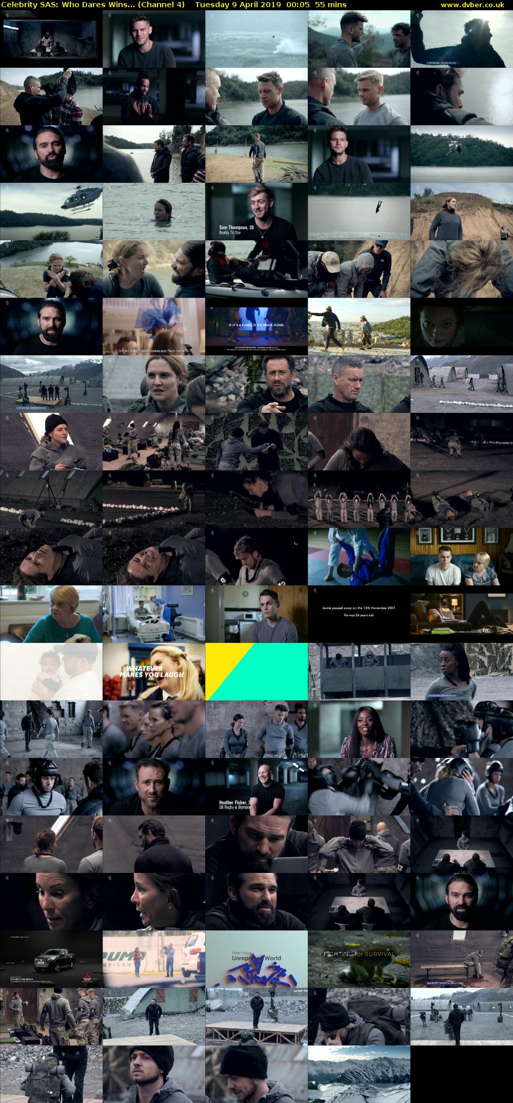Celebrity SAS: Who Dares Wins... (Channel 4) Tuesday 9 April 2019 00:05 - 01:00