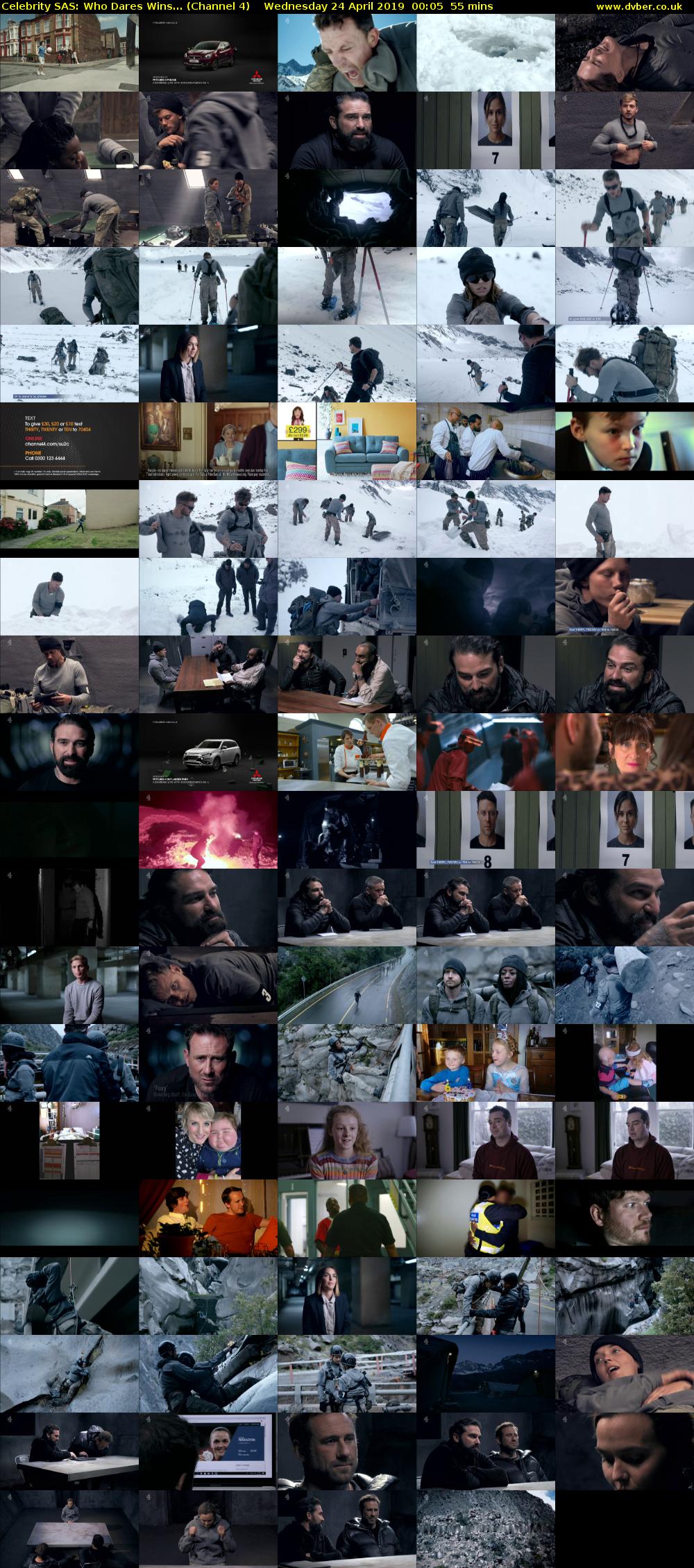 Celebrity SAS: Who Dares Wins... (Channel 4) Wednesday 24 April 2019 00:05 - 01:00