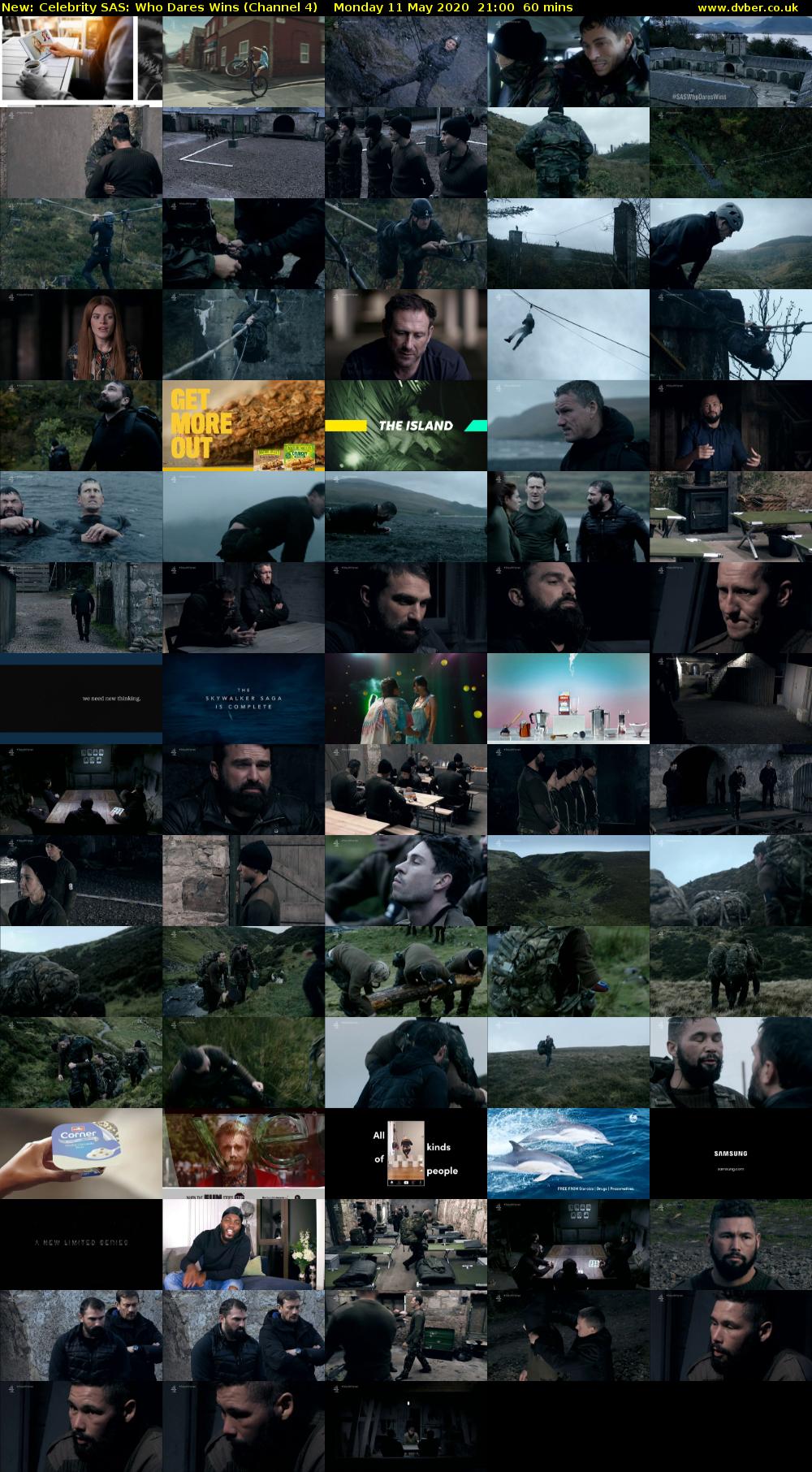 Celebrity SAS: Who Dares Wins (Channel 4) Monday 11 May 2020 21:00 - 22:00