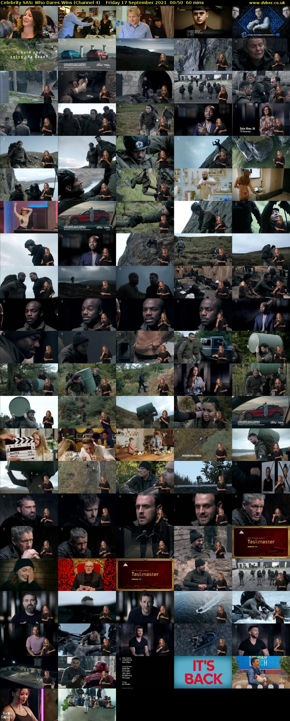 Celebrity SAS: Who Dares Wins (Channel 4) Friday 17 September 2021 00:50 - 01:50