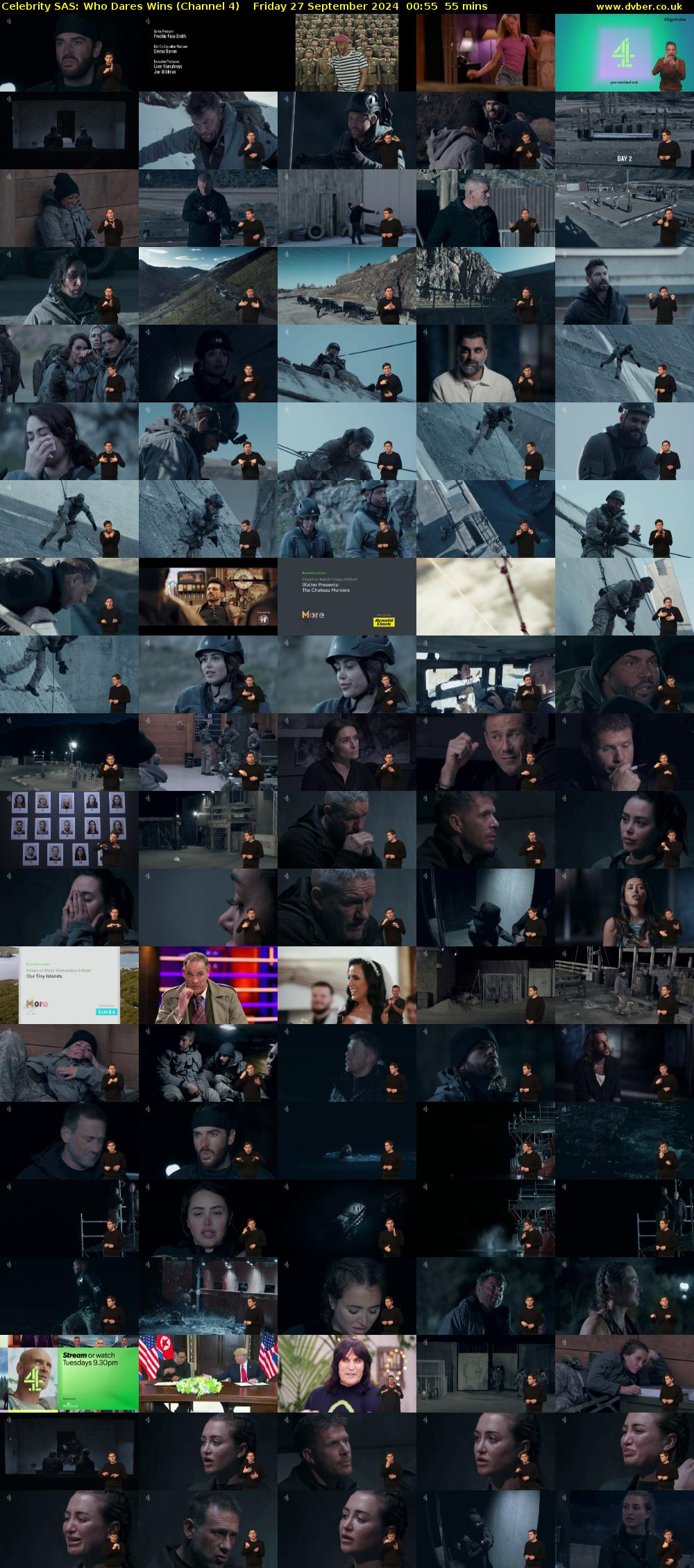 Celebrity SAS: Who Dares Wins (Channel 4) Friday 27 September 2024 00:55 - 01:50
