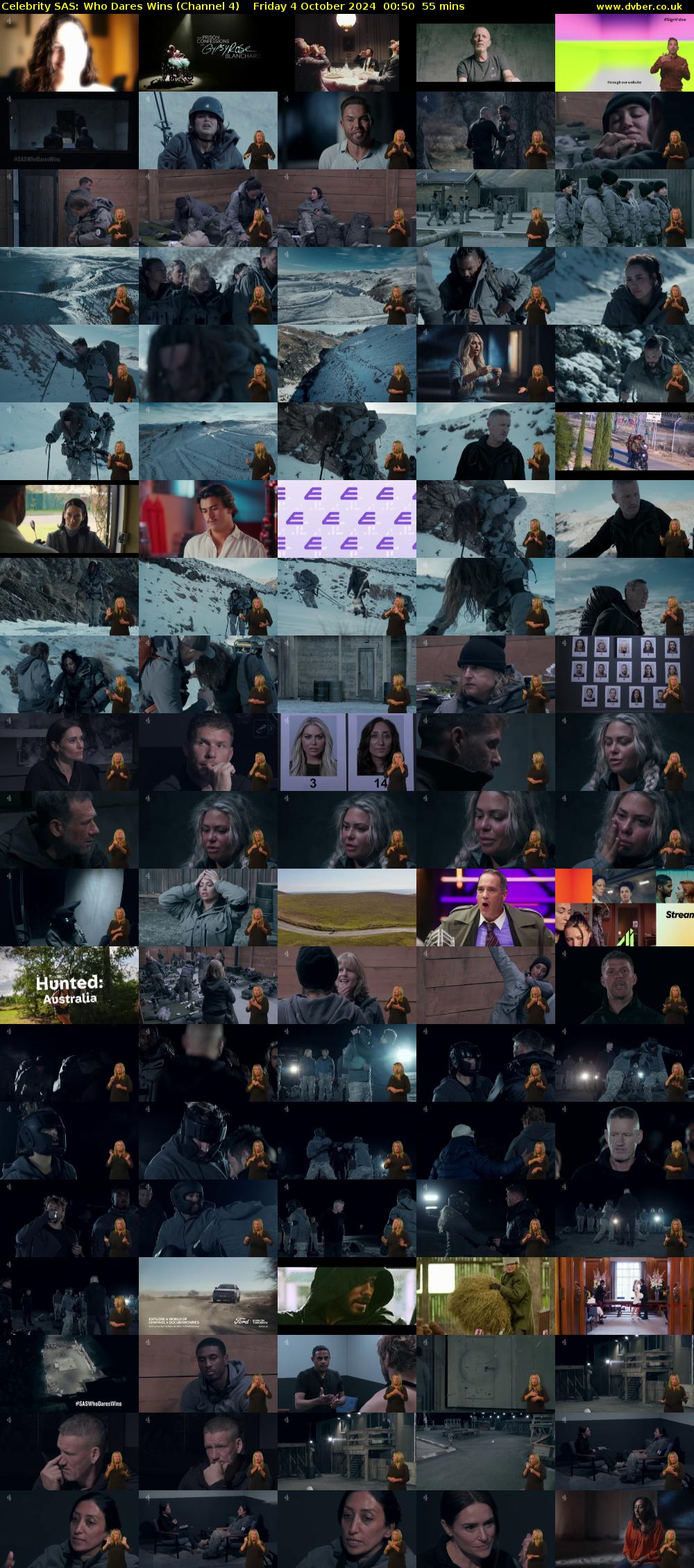 Celebrity SAS: Who Dares Wins (Channel 4) Friday 4 October 2024 00:50 - 01:45