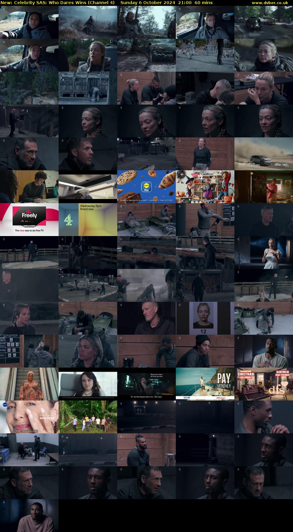 Celebrity SAS: Who Dares Wins (Channel 4) Sunday 6 October 2024 21:00 - 22:00