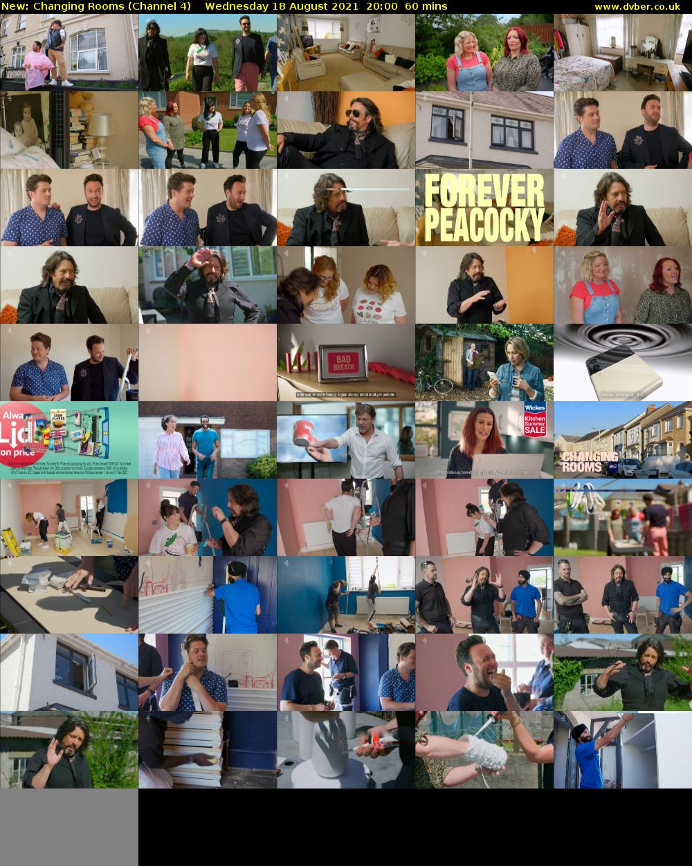Changing Rooms (Channel 4) Wednesday 18 August 2021 20:00 - 21:00