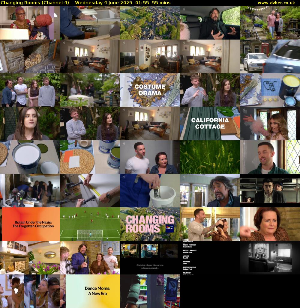 Changing Rooms (Channel 4) Wednesday 4 June 2025 01:55 - 02:50