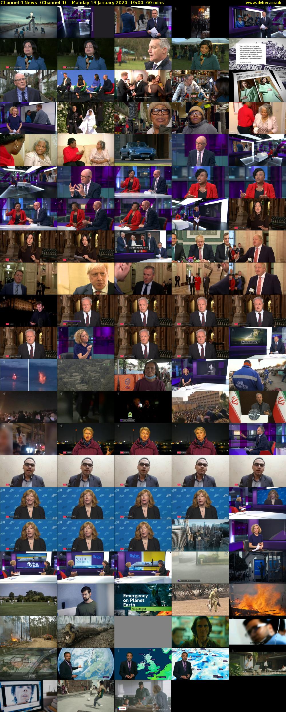 Channel 4 News  (Channel 4) Monday 13 January 2020 19:00 - 20:00