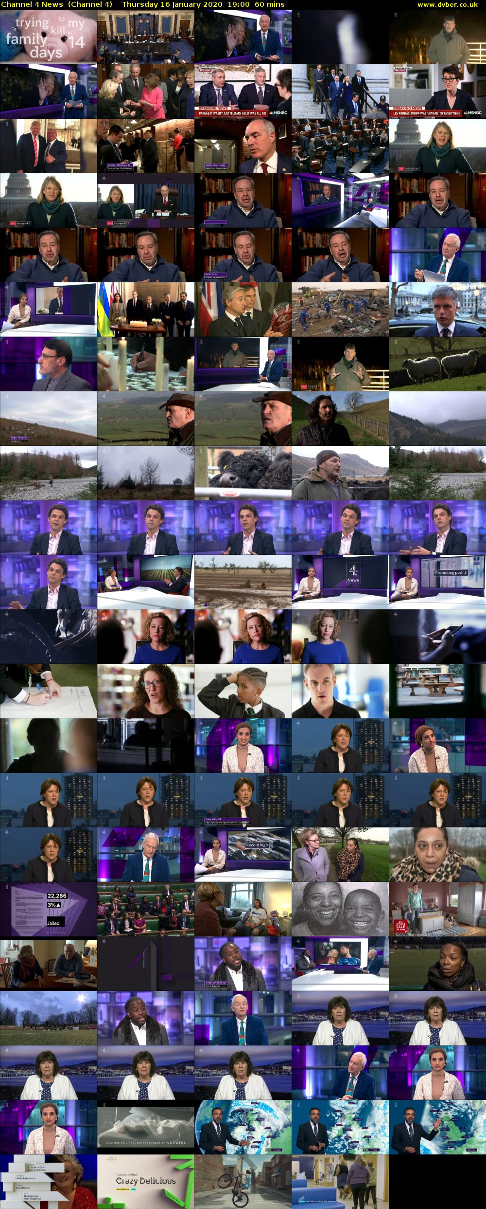 Channel 4 News  (Channel 4) Thursday 16 January 2020 19:00 - 20:00