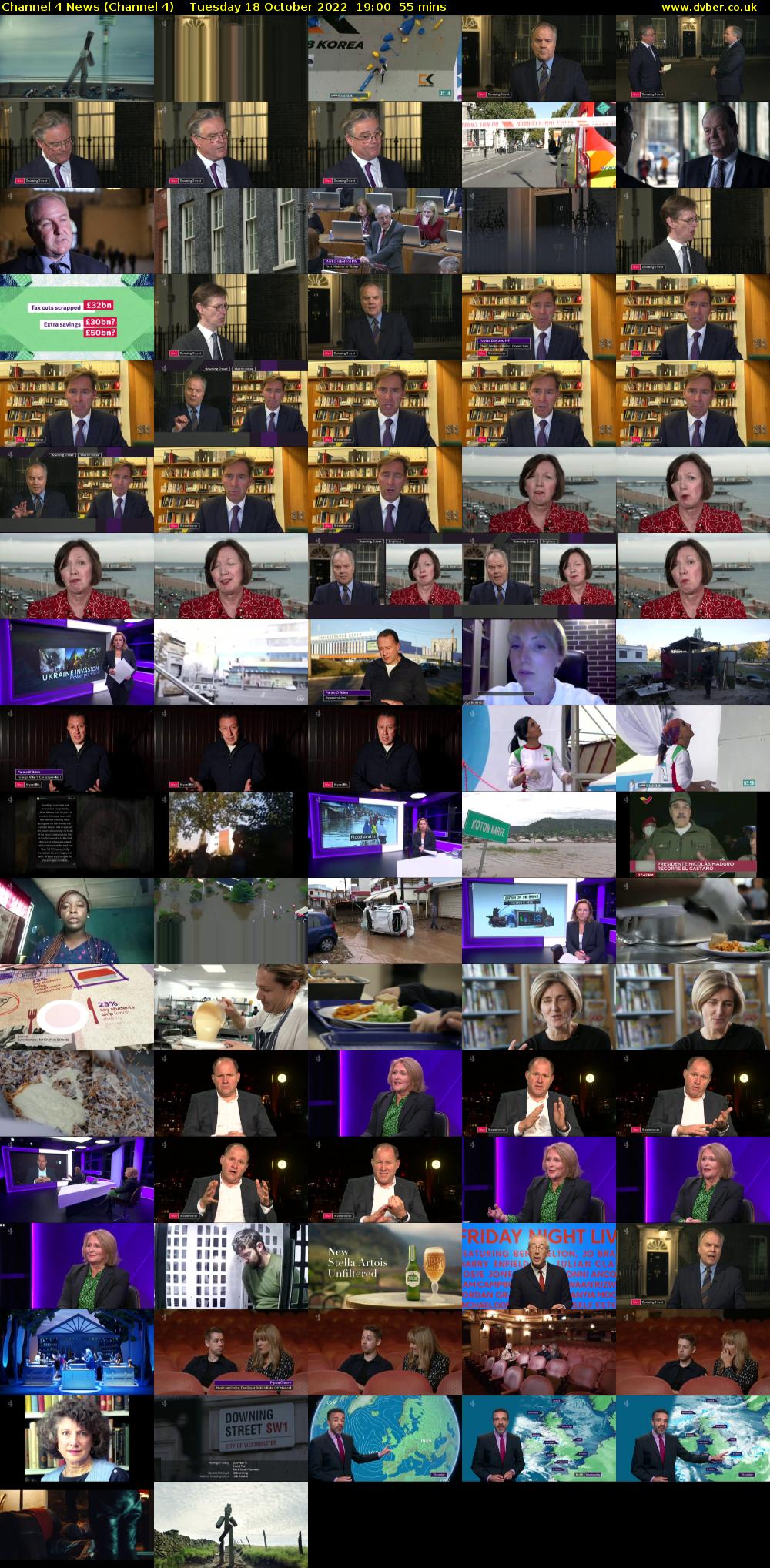 Channel 4 News (Channel 4) Tuesday 18 October 2022 19:00 - 19:55