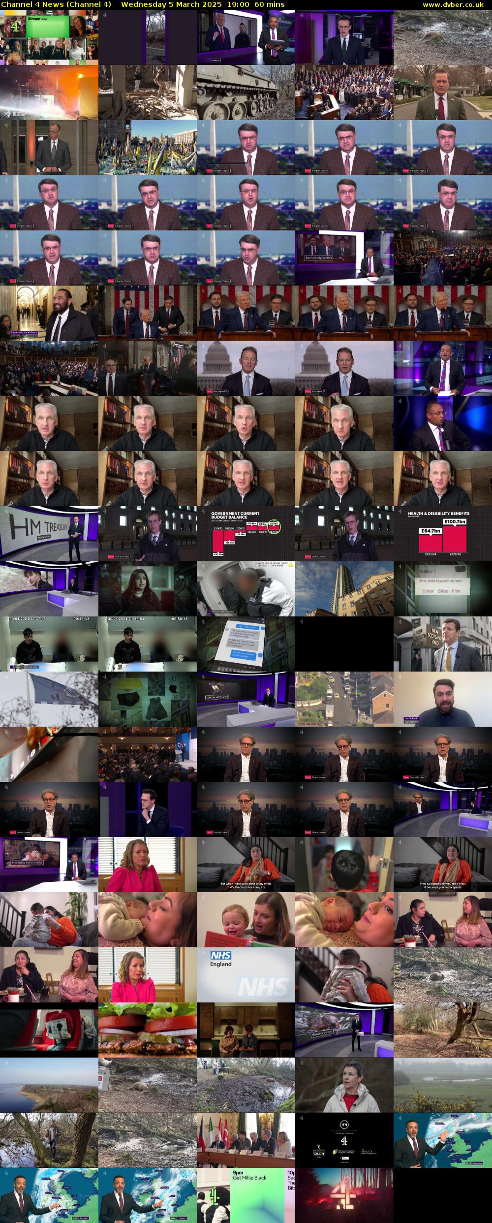 Channel 4 News (Channel 4) Wednesday 5 March 2025 19:00 - 20:00