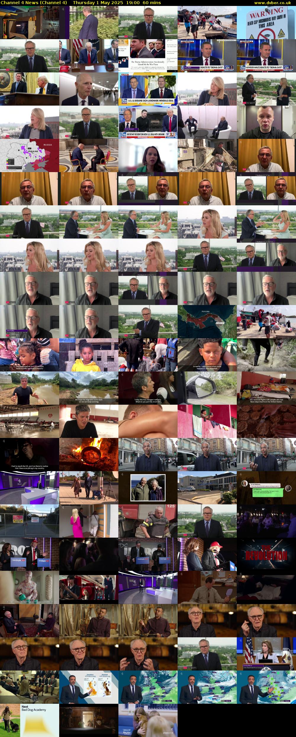 Channel 4 News (Channel 4) Thursday 1 May 2025 19:00 - 20:00