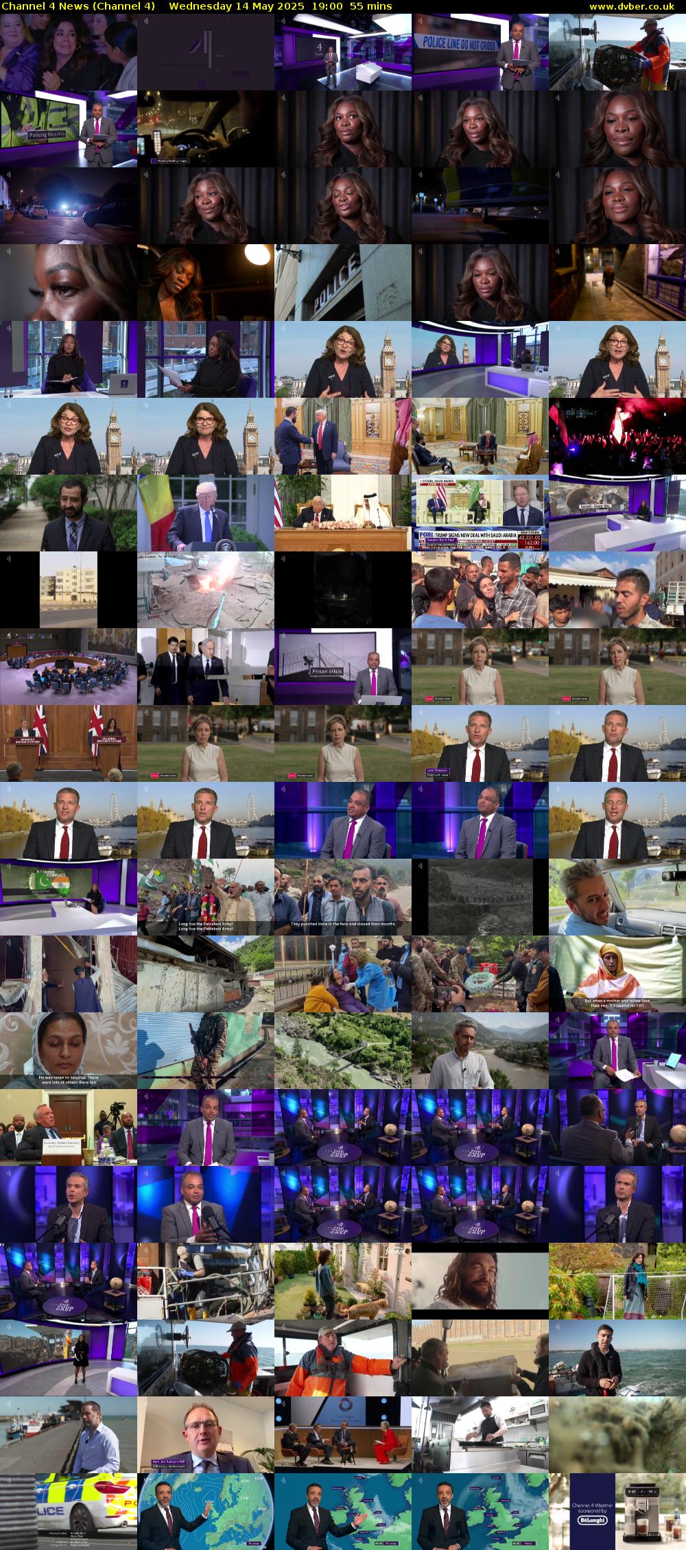 Channel 4 News (Channel 4) Wednesday 14 May 2025 19:00 - 19:55