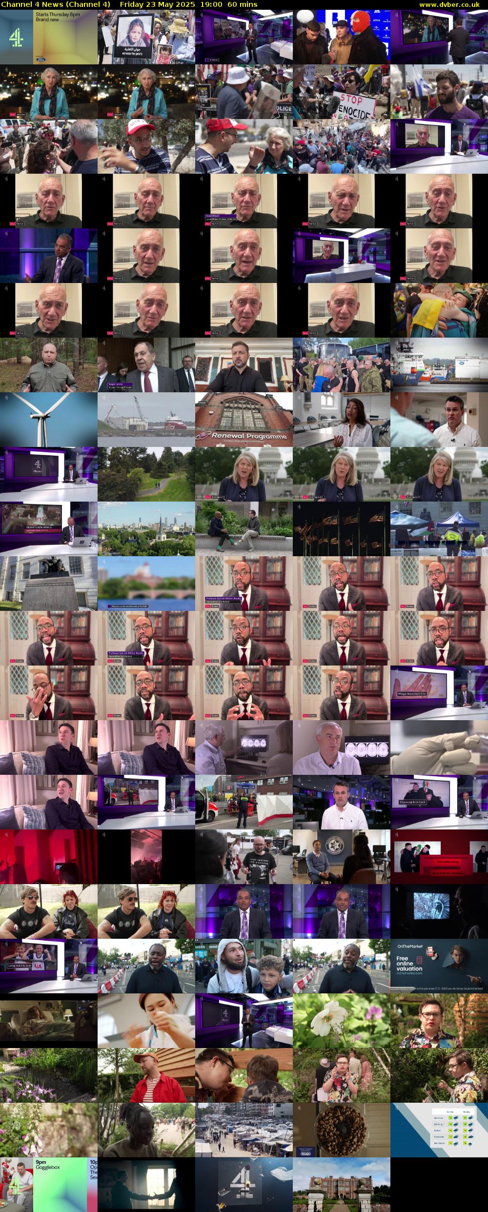 Channel 4 News (Channel 4) Friday 23 May 2025 19:00 - 20:00