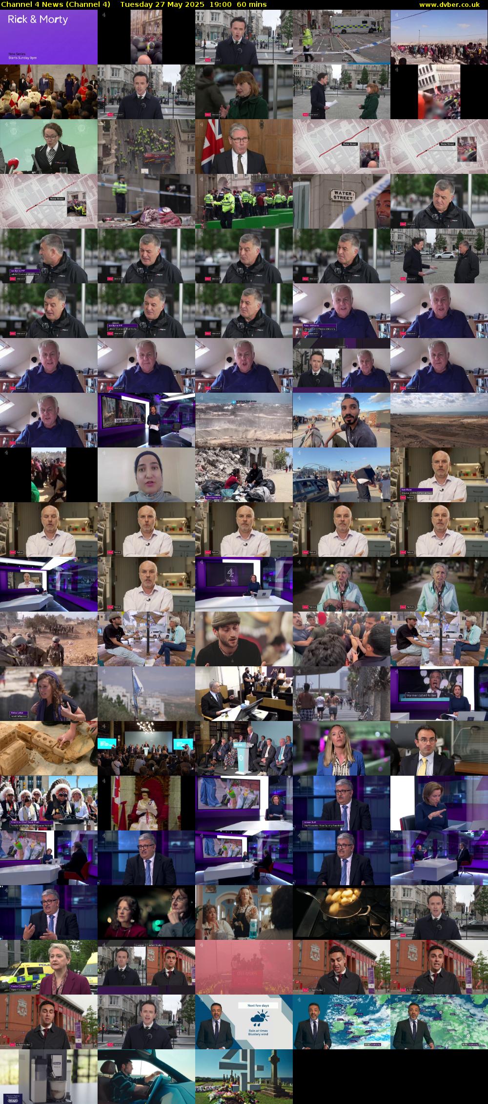 Channel 4 News (Channel 4) Tuesday 27 May 2025 19:00 - 20:00