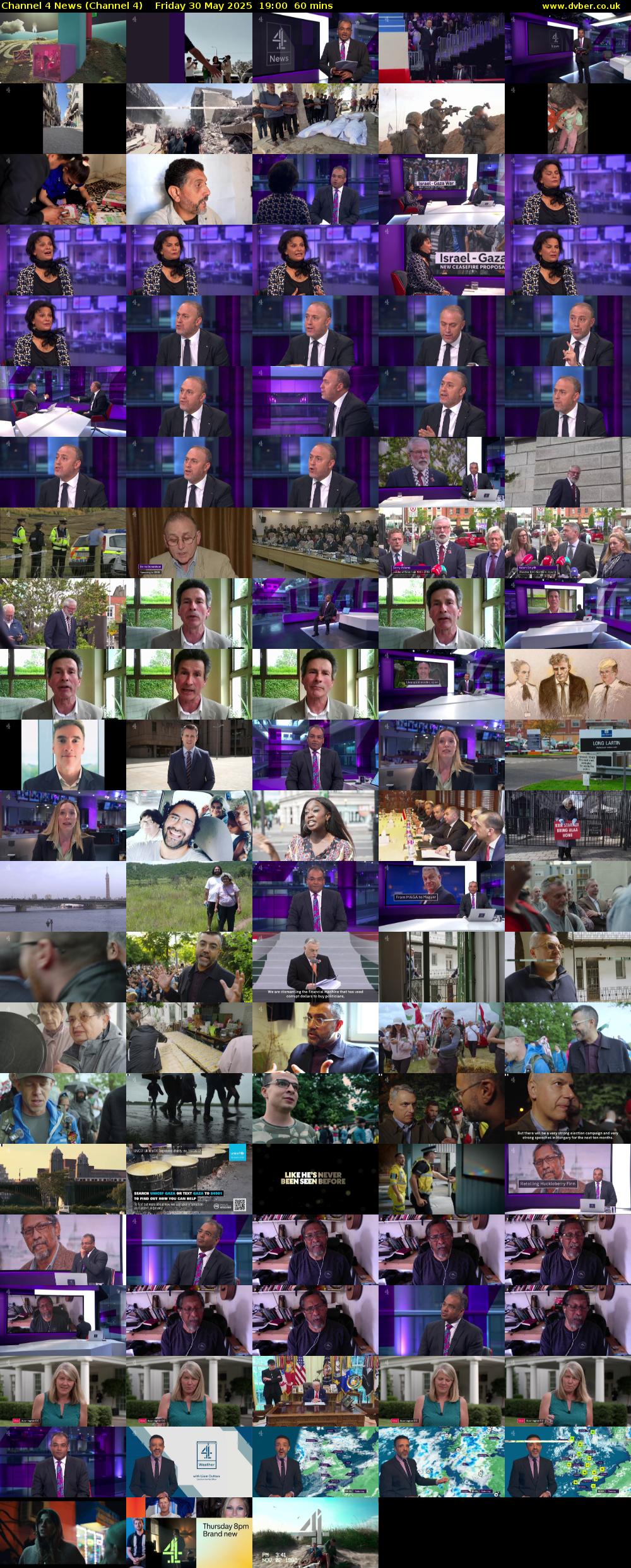 Channel 4 News (Channel 4) Friday 30 May 2025 19:00 - 20:00