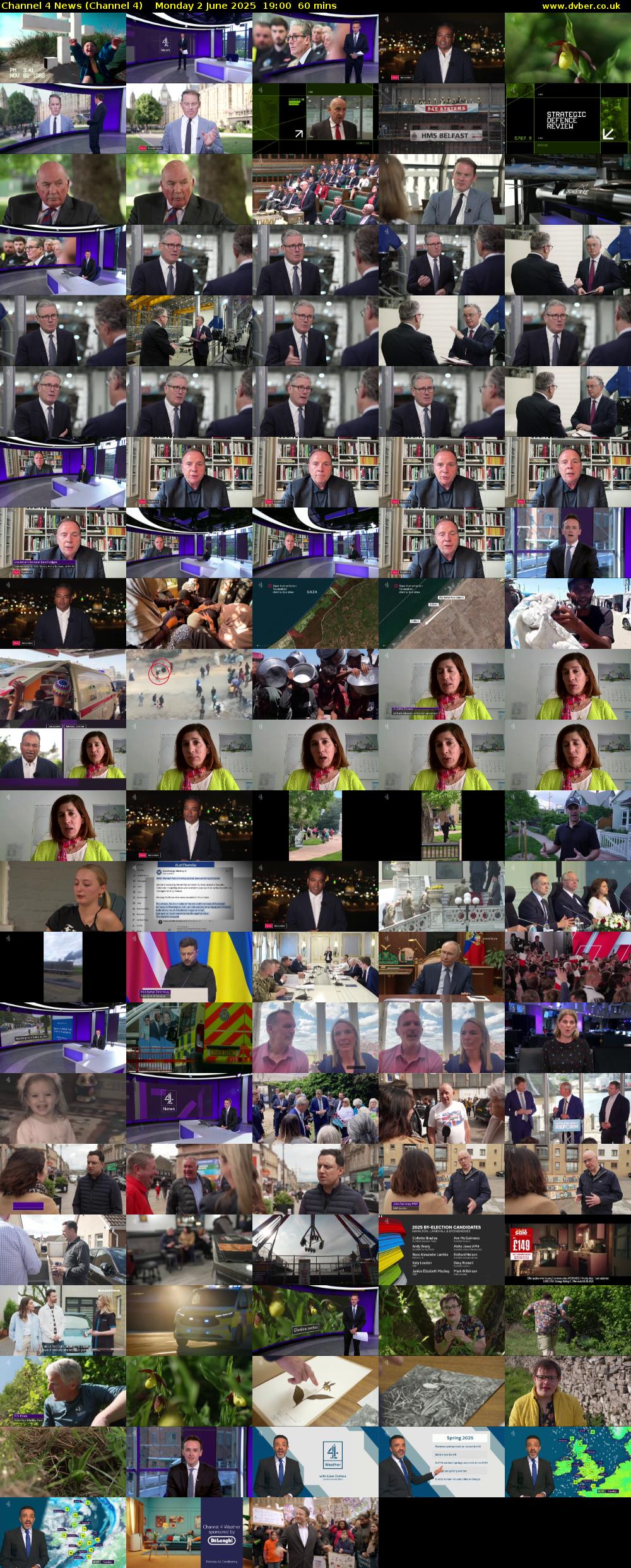 Channel 4 News (Channel 4) Monday 2 June 2025 19:00 - 20:00