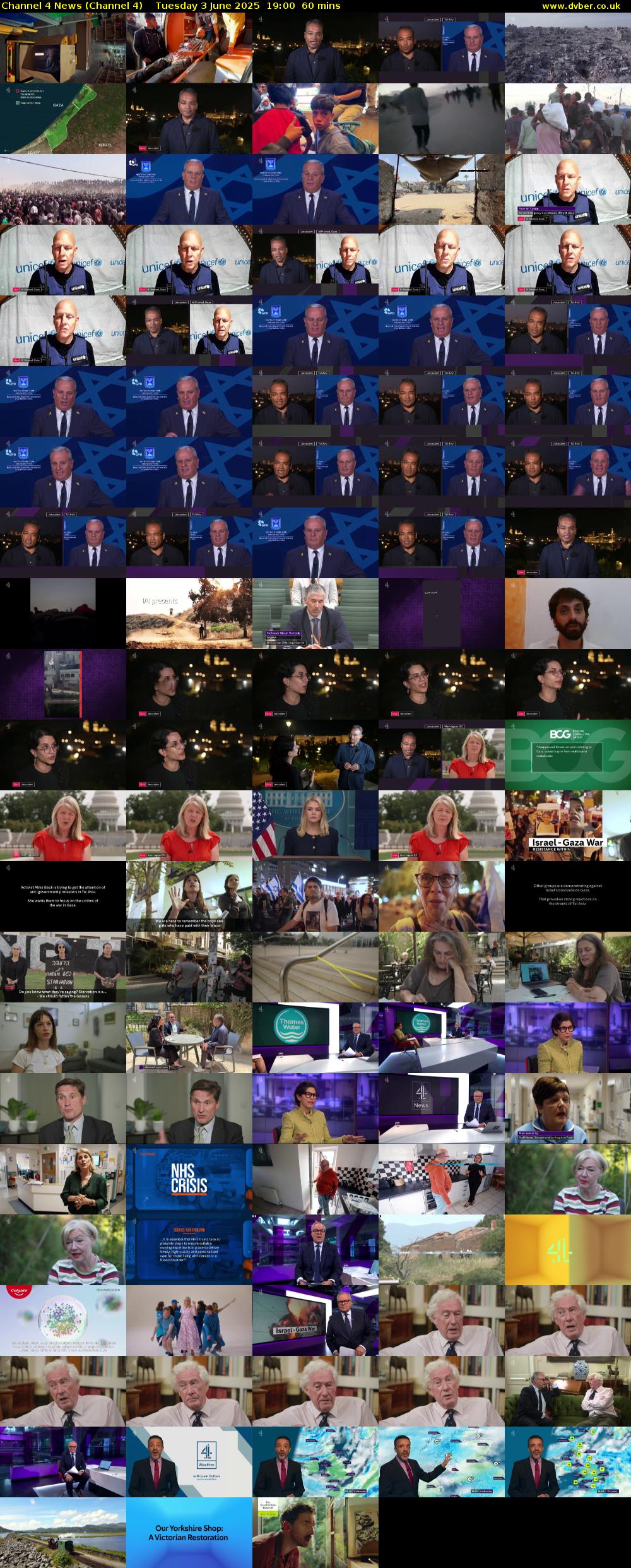 Channel 4 News (Channel 4) Tuesday 3 June 2025 19:00 - 20:00