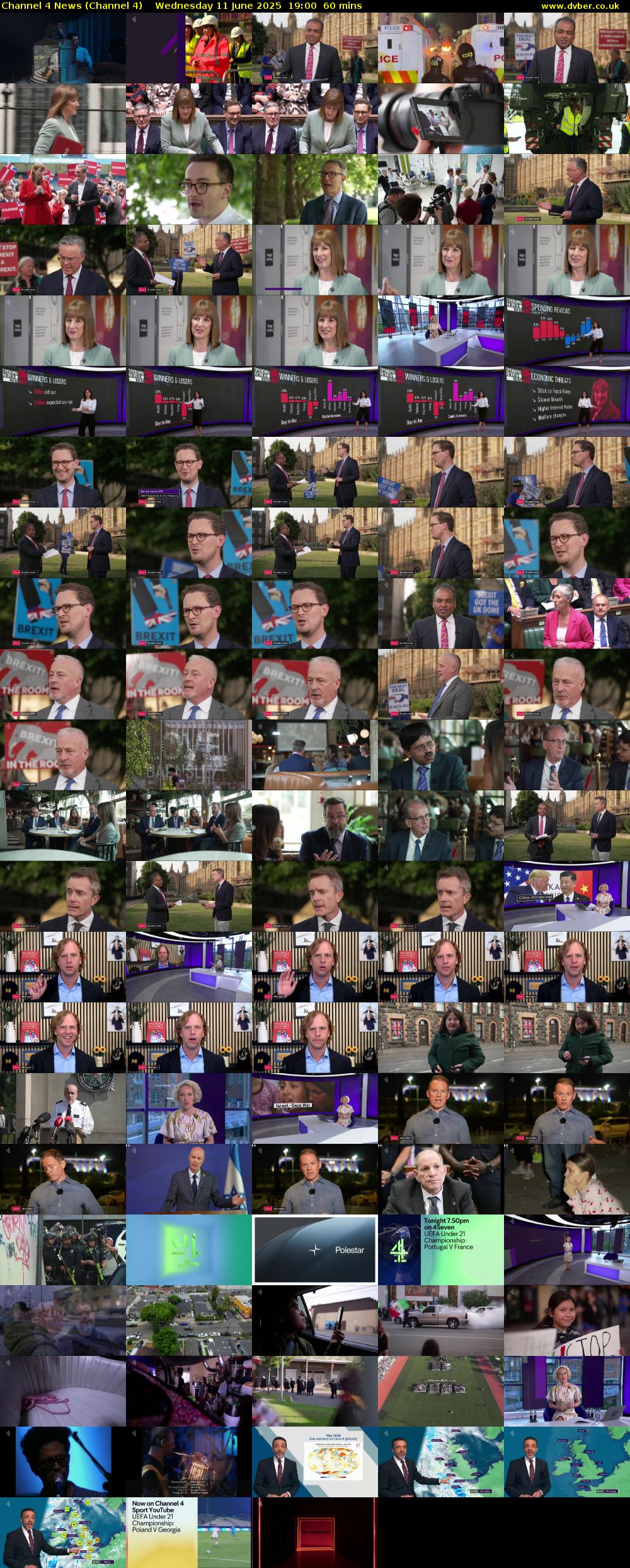 Channel 4 News (Channel 4) Wednesday 11 June 2025 19:00 - 20:00