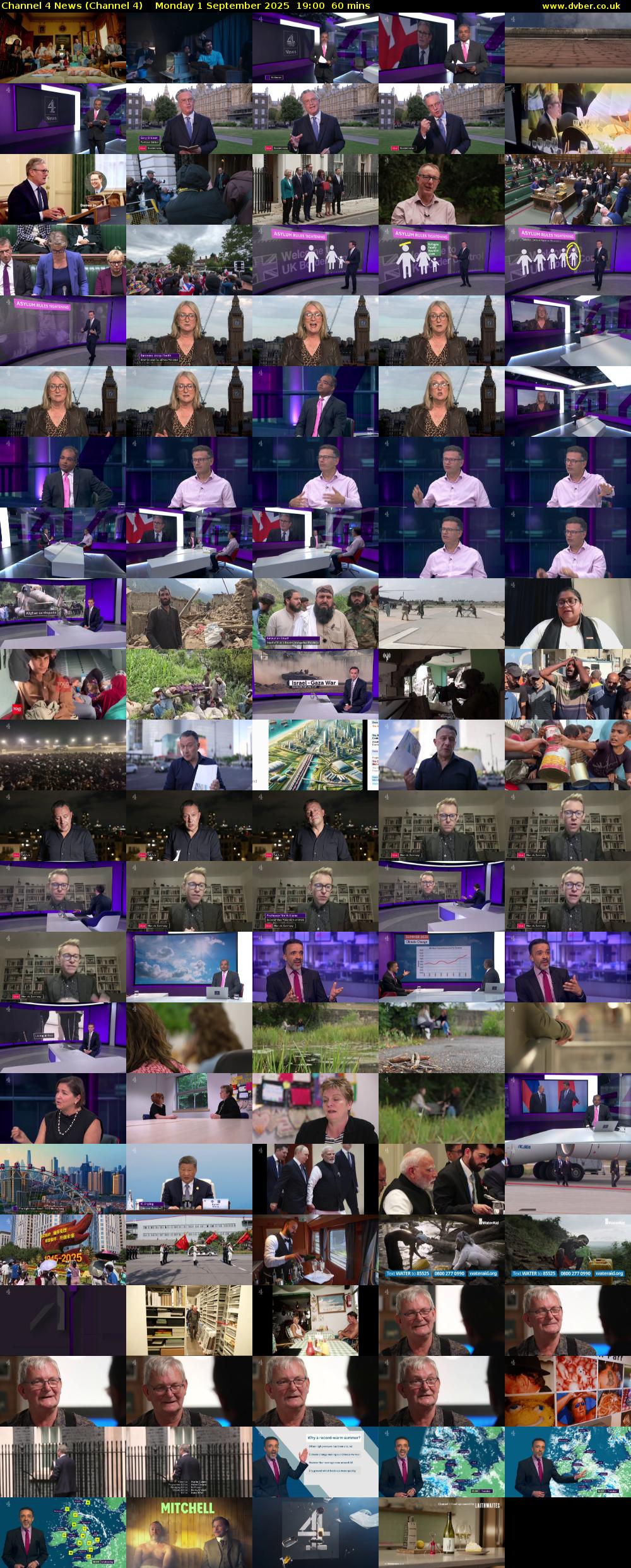 Channel 4 News (Channel 4) Monday 1 September 2025 19:00 - 20:00