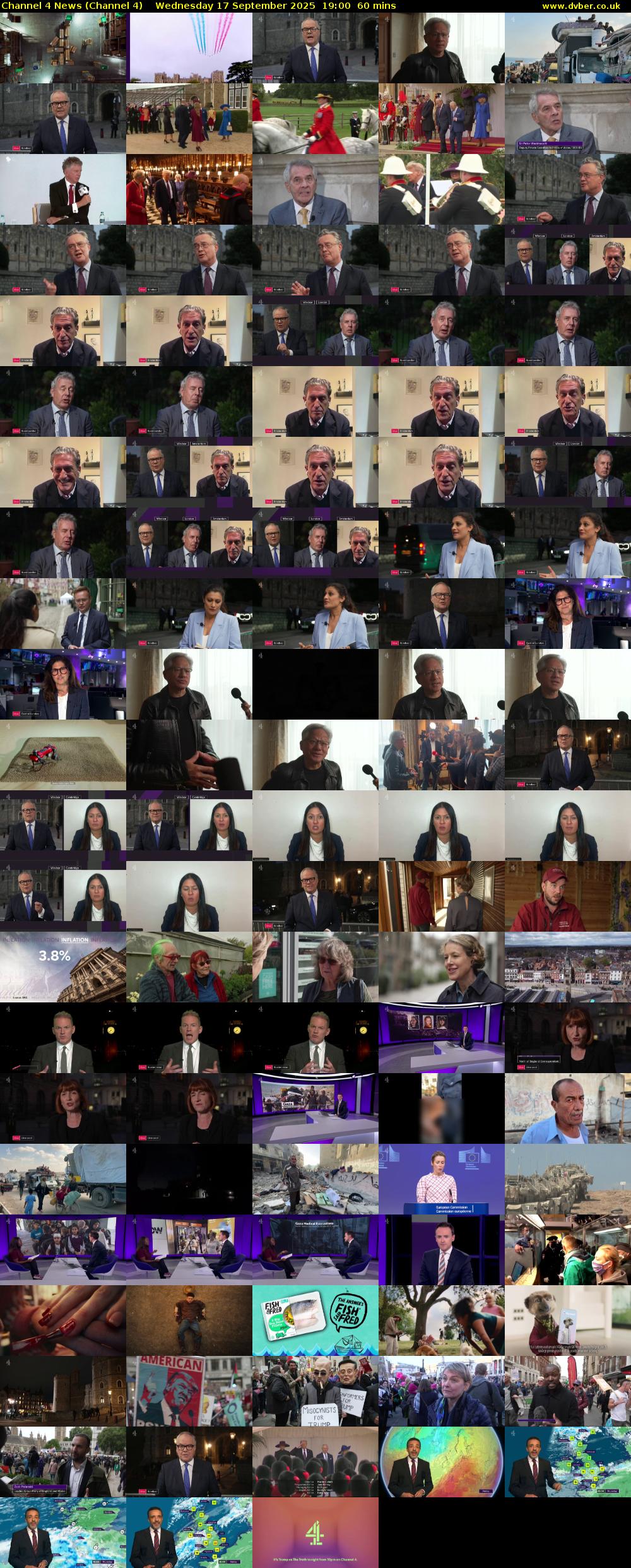Channel 4 News (Channel 4) Wednesday 17 September 2025 19:00 - 20:00