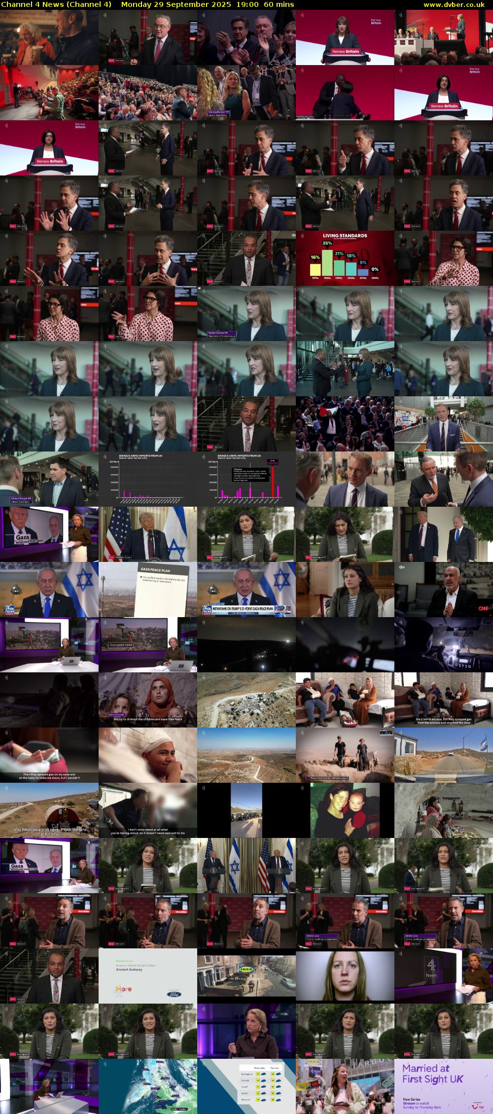 Channel 4 News (Channel 4) Monday 29 September 2025 19:00 - 20:00