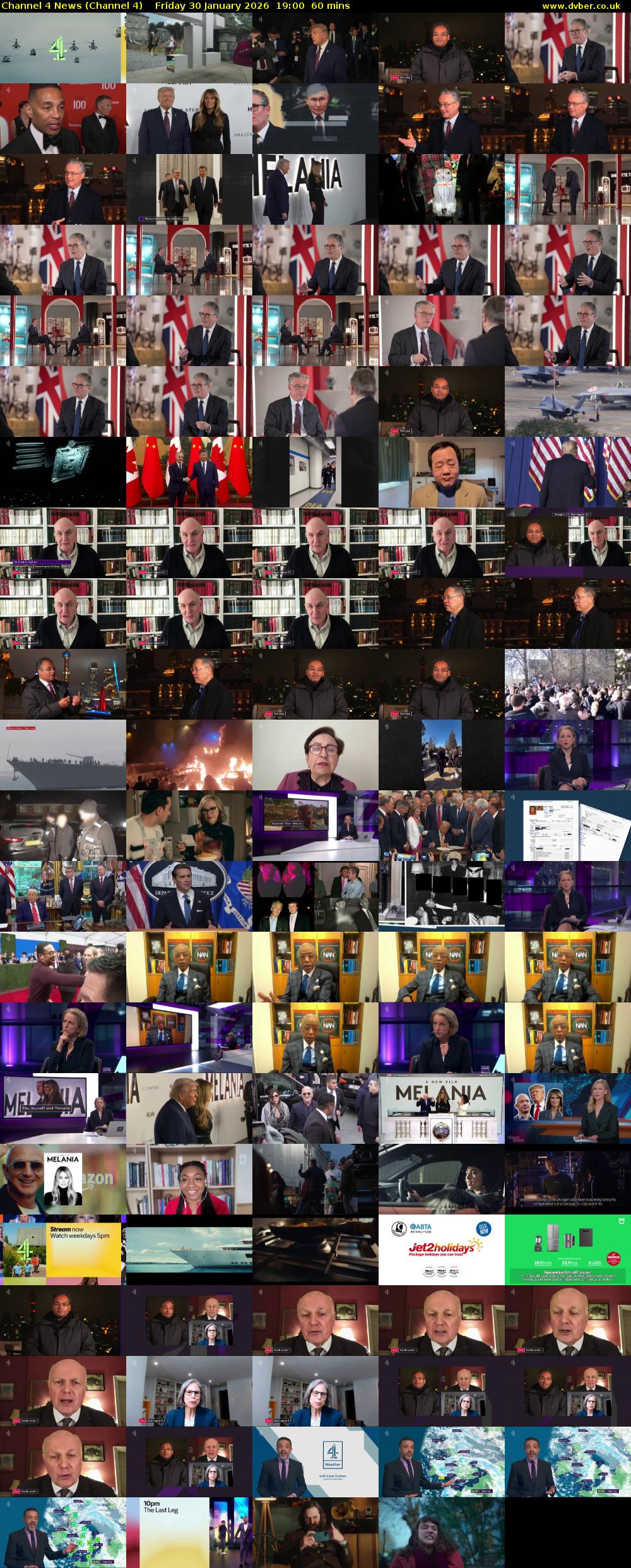 Channel 4 News (Channel 4) Friday 30 January 2026 19:00 - 20:00