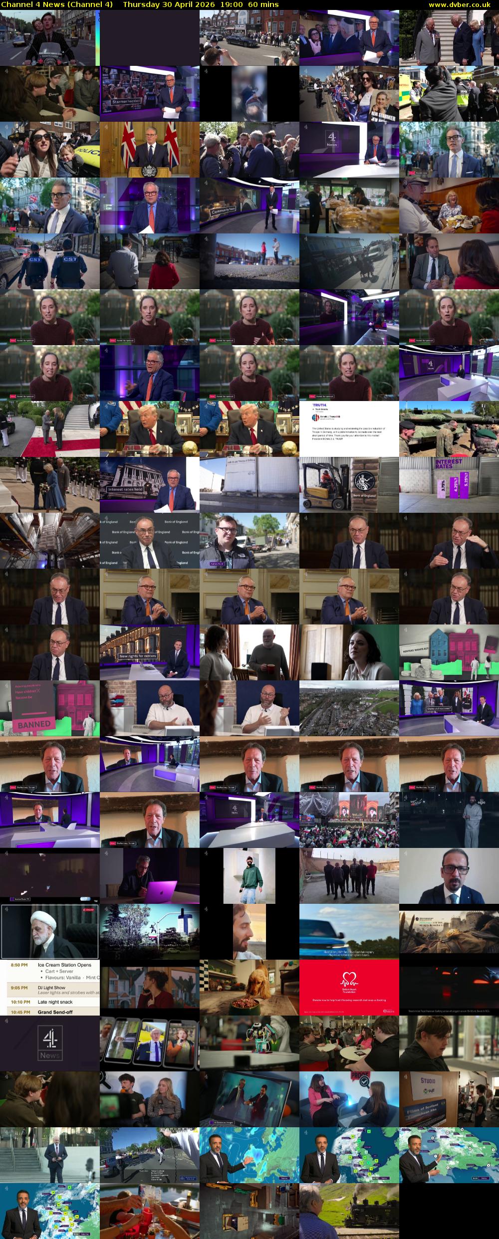 Channel 4 News (Channel 4) Thursday 30 April 2026 19:00 - 20:00