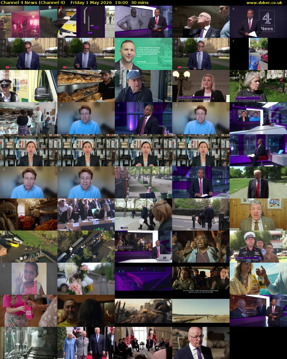 Channel 4 News (Channel 4) Friday 1 May 2026 19:00 - 19:30
