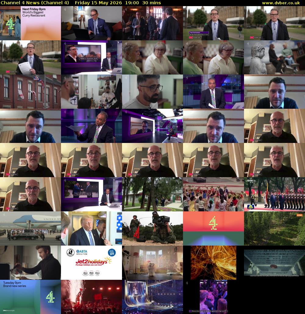 Channel 4 News (Channel 4) Friday 15 May 2026 19:00 - 19:30