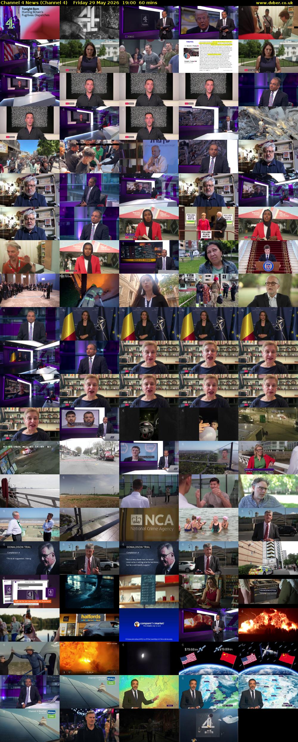 Channel 4 News (Channel 4) Friday 29 May 2026 19:00 - 20:00