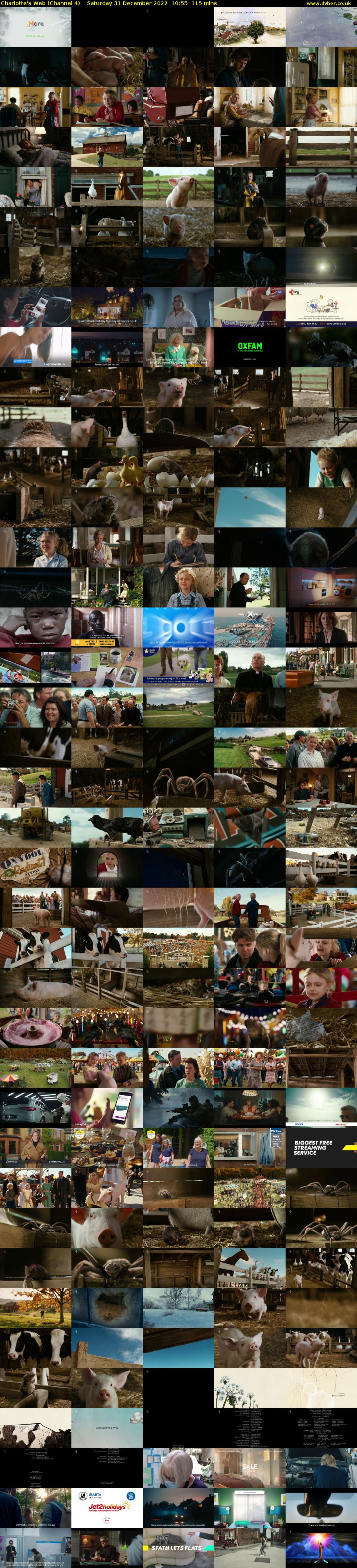 Charlotte's Web (Channel 4) Saturday 31 December 2022 10:55 - 12:50