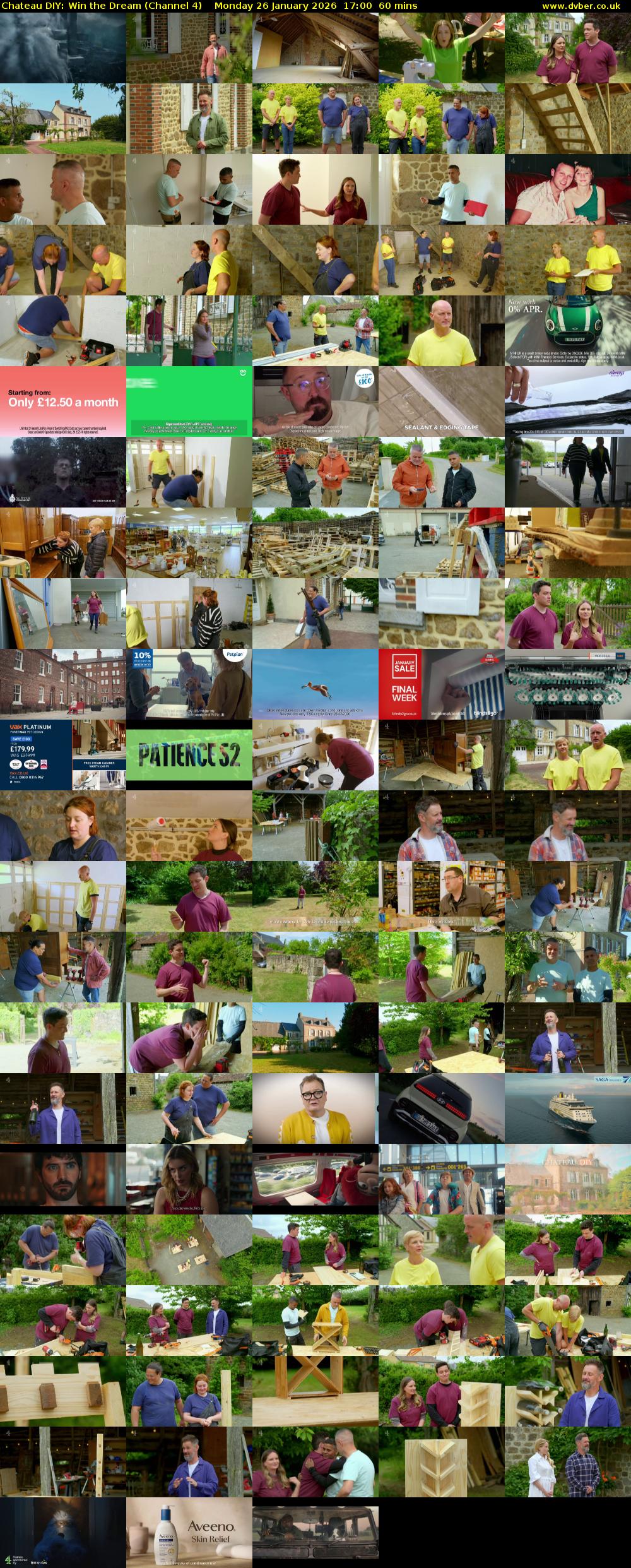 Chateau DIY: Win the Dream (Channel 4) Monday 26 January 2026 17:00 - 18:00