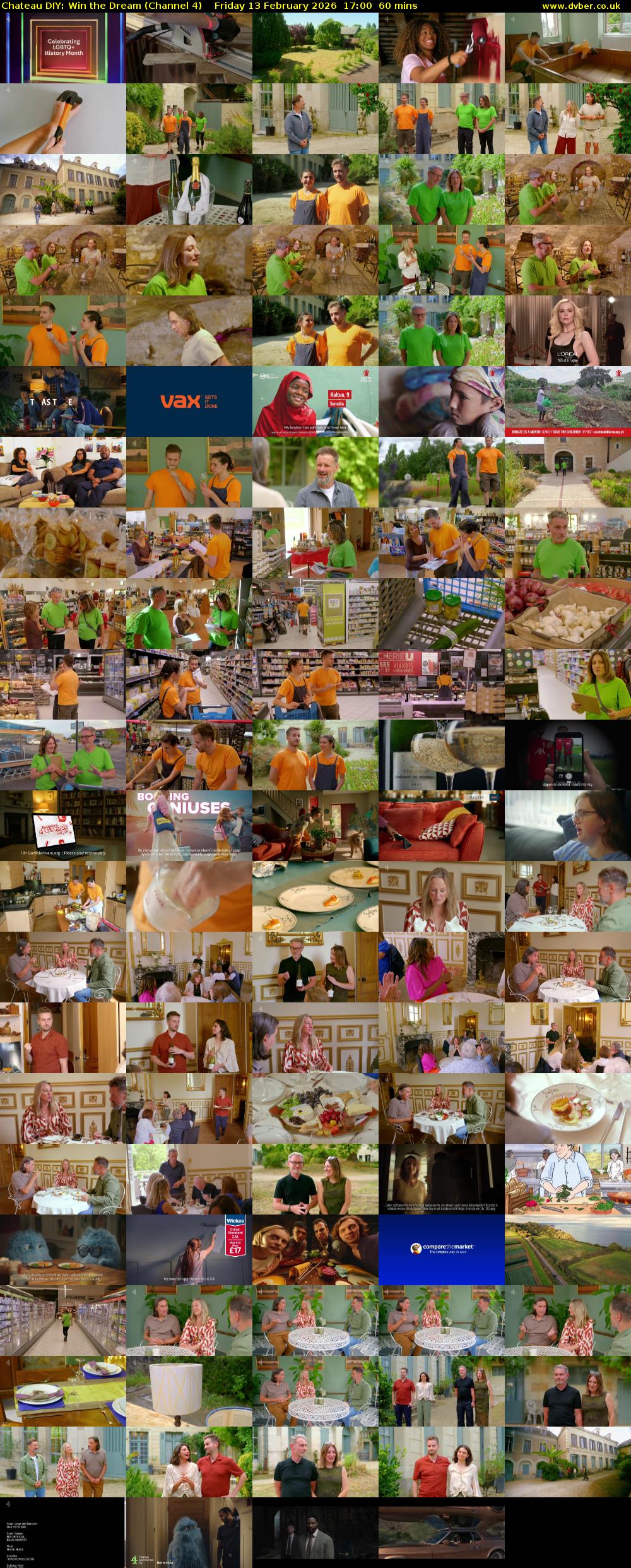 Chateau DIY: Win the Dream (Channel 4) Friday 13 February 2026 17:00 - 18:00